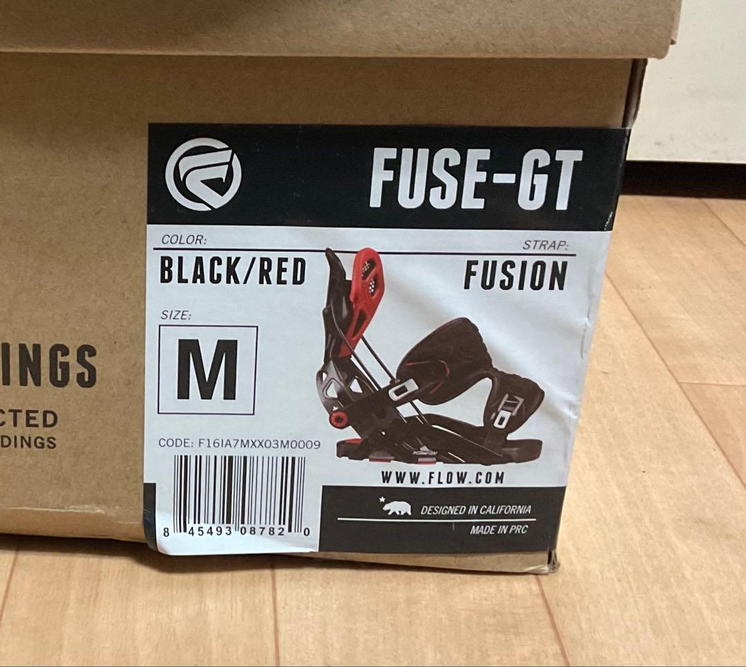 Flow FUSE-GT ビンディング M ブラック/レッド