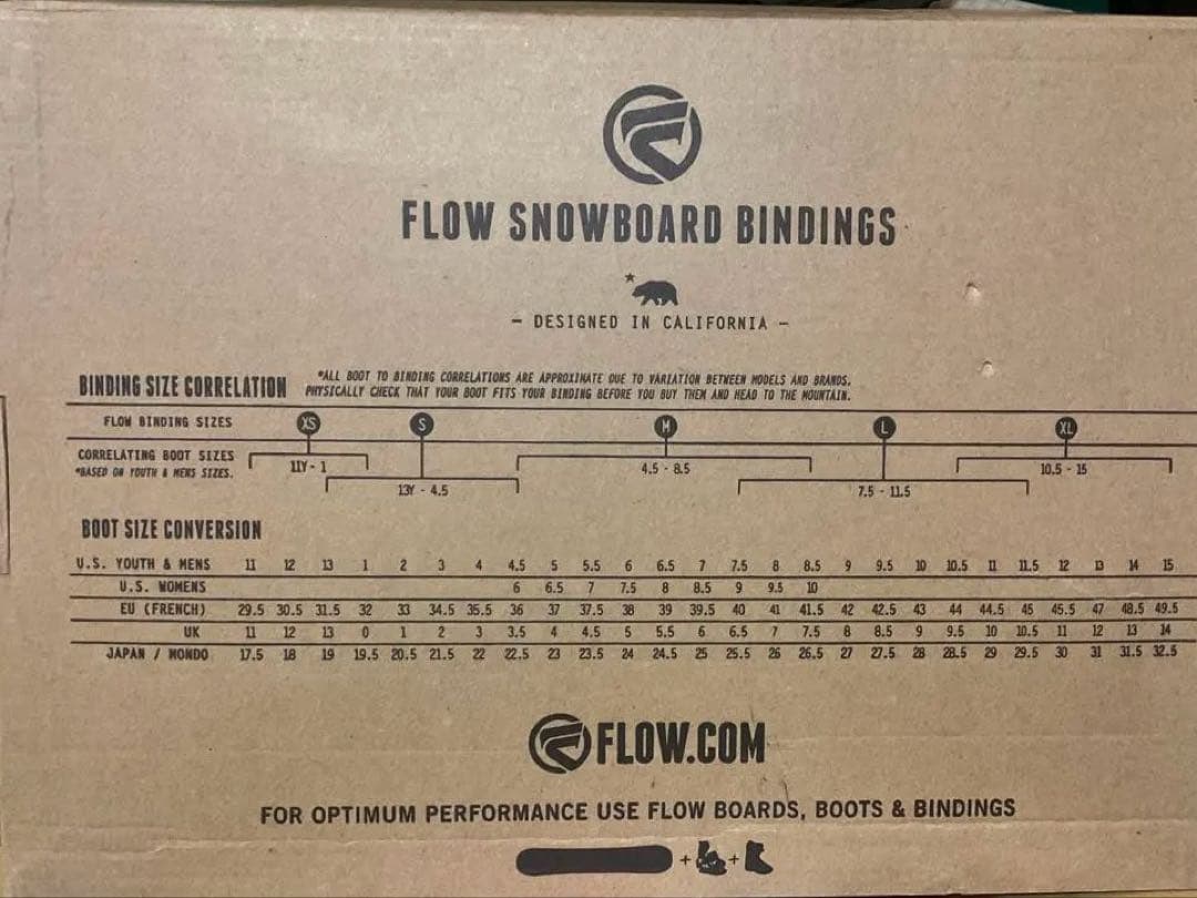 Flow FUSE-GT ビンディング M ブラック/レッド