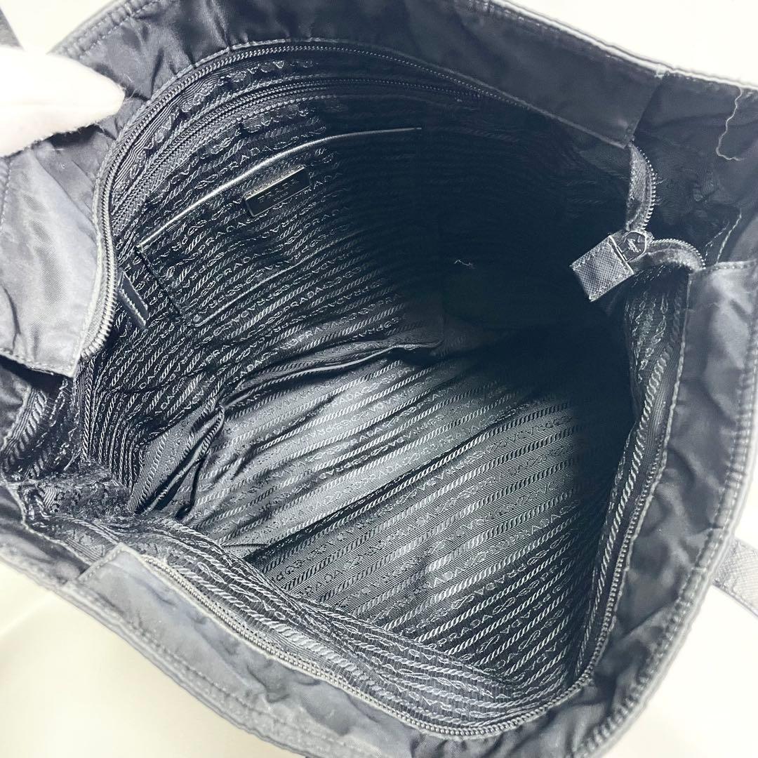 プラダ ナイロン 2way トートバッグ 三角ロゴ 金具 大容量 多機能 A4可