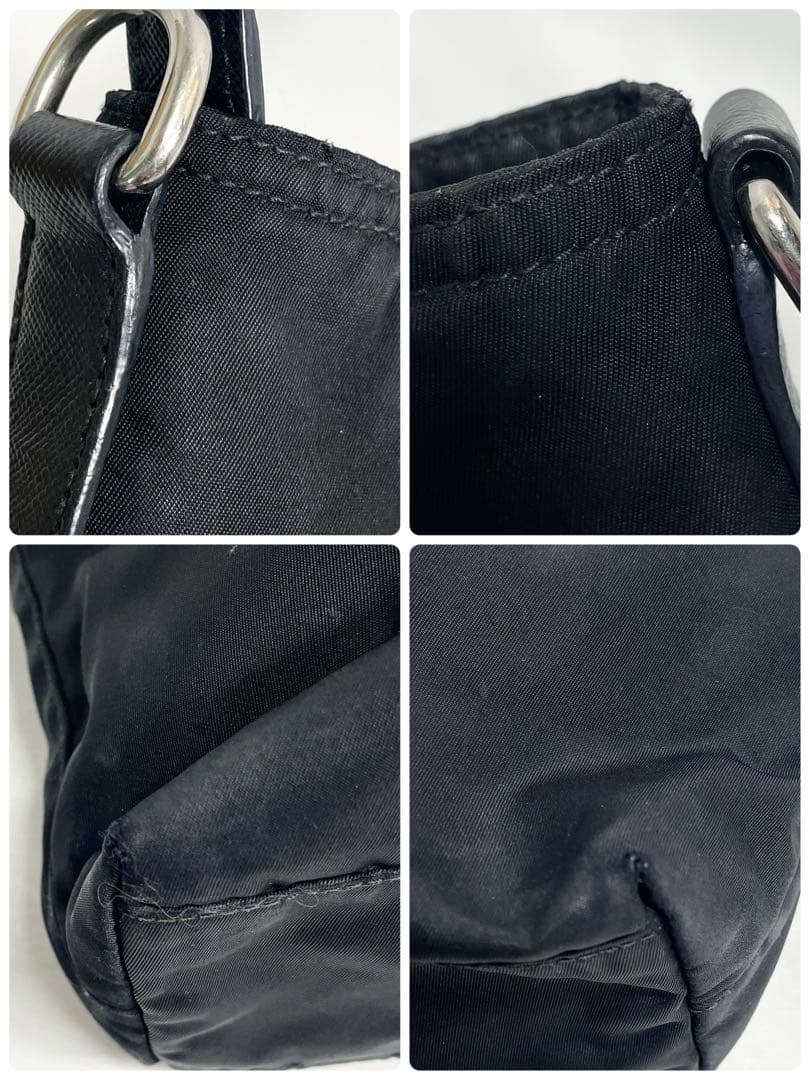 プラダ ナイロン 2way トートバッグ 三角ロゴ 金具 大容量 多機能 A4可