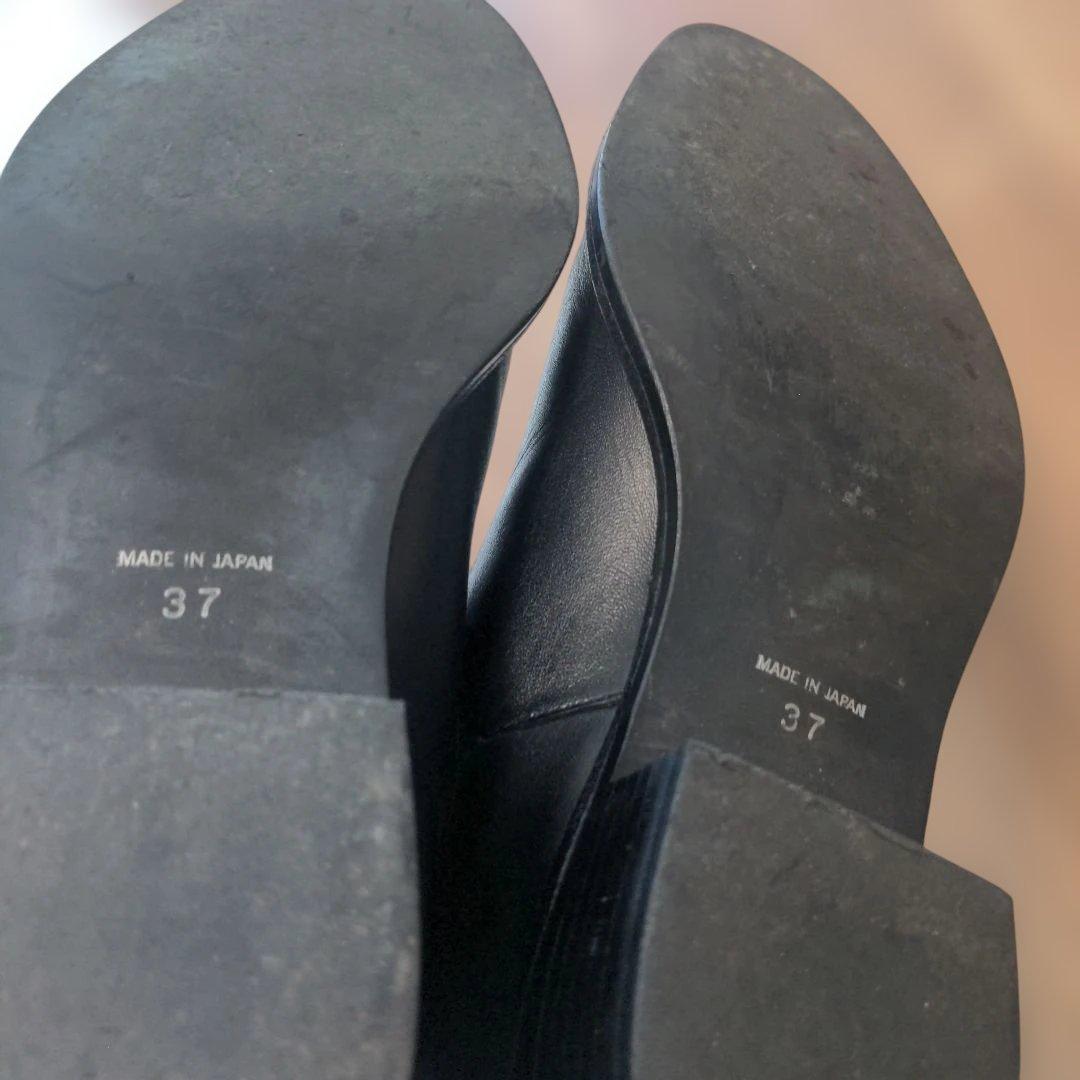 サイドゴアショートブーツ37〈TOMORROWLAND/GALERIE VIE〉