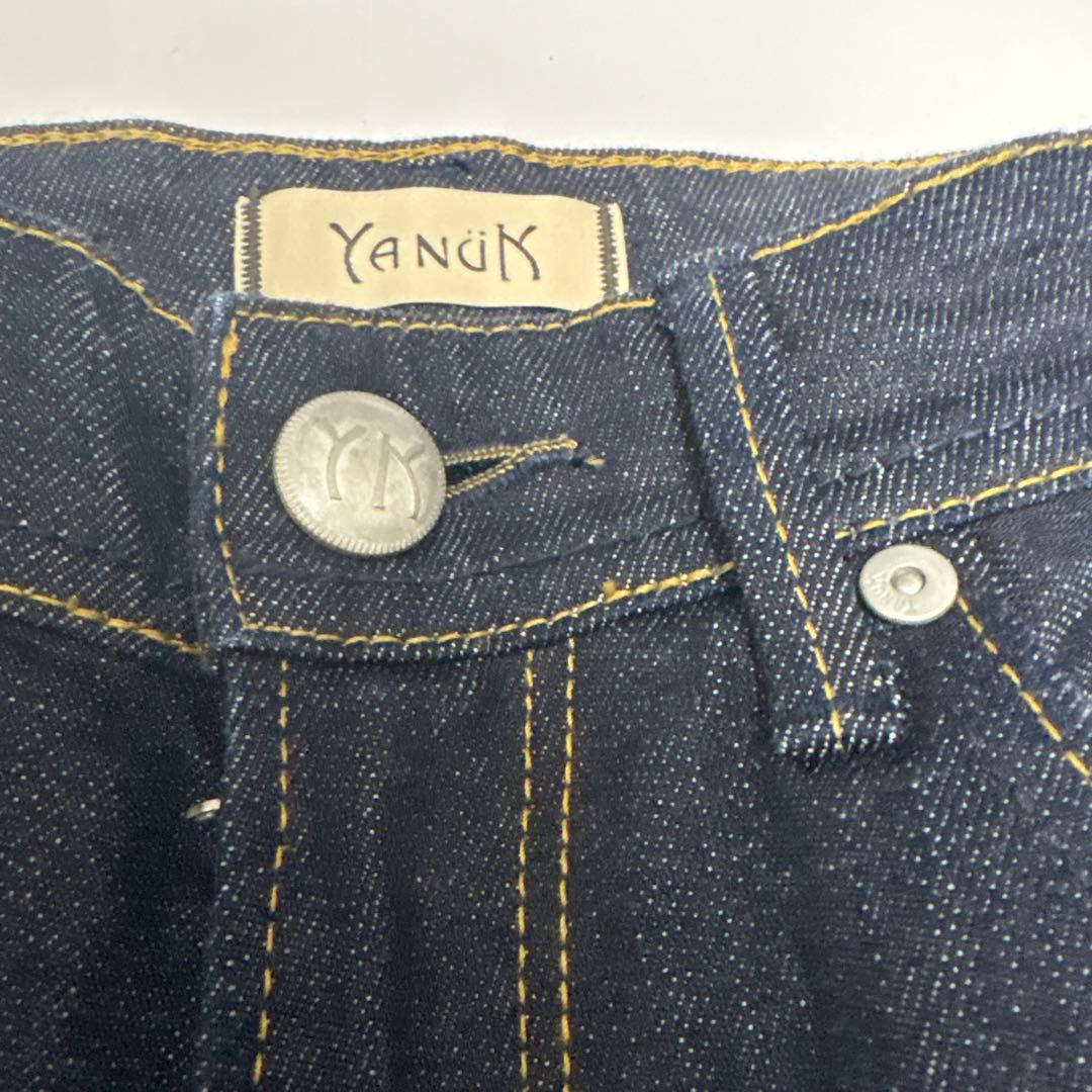 ✨美品✨ヤヌーク Yanuk レア LEA ボーイズストレートデニム【27】濃紺