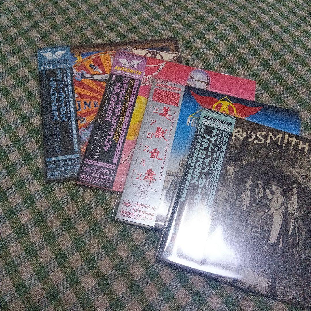 エアロスミス/紙ジャケCD10枚まとめ売り