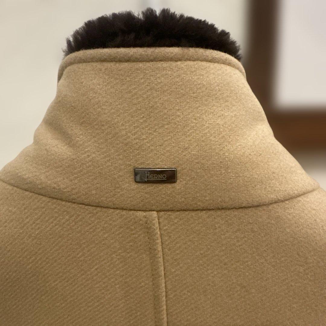 Herno ヘルノ デタッチャブル ファー カラー カーコート【スピード発送】