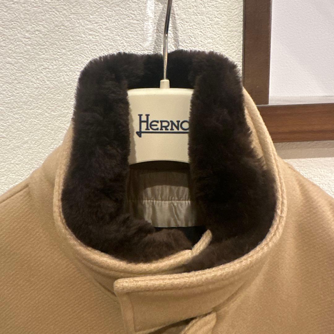 Herno ヘルノ デタッチャブル ファー カラー カーコート【スピード発送】
