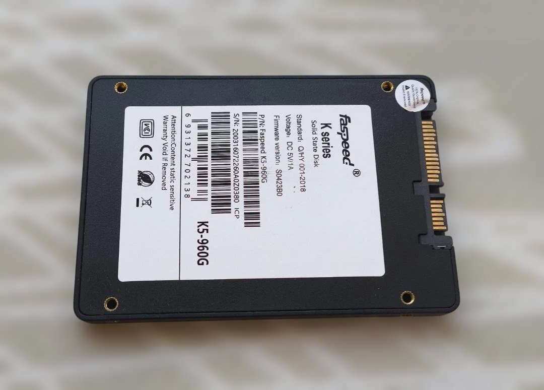 2.5インチSSD SATA 960GB Faspeed K5-960G