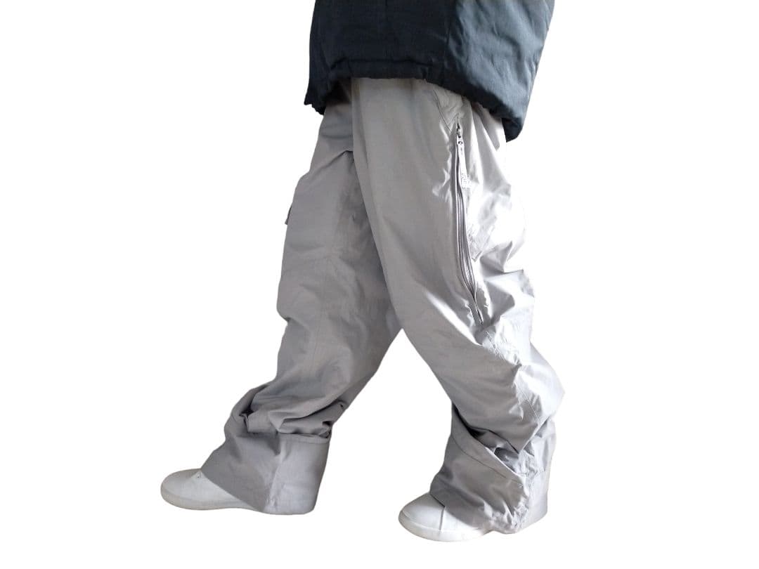 【高機能】US ノースフェイス HYVENT スノーボード パンツ グレー L