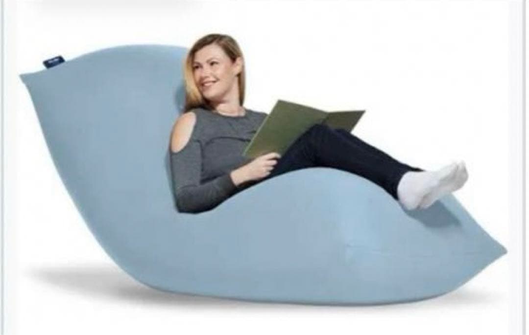 ヨギボー カバー yogibo max カバー 本体なし 水色 スカイブルー