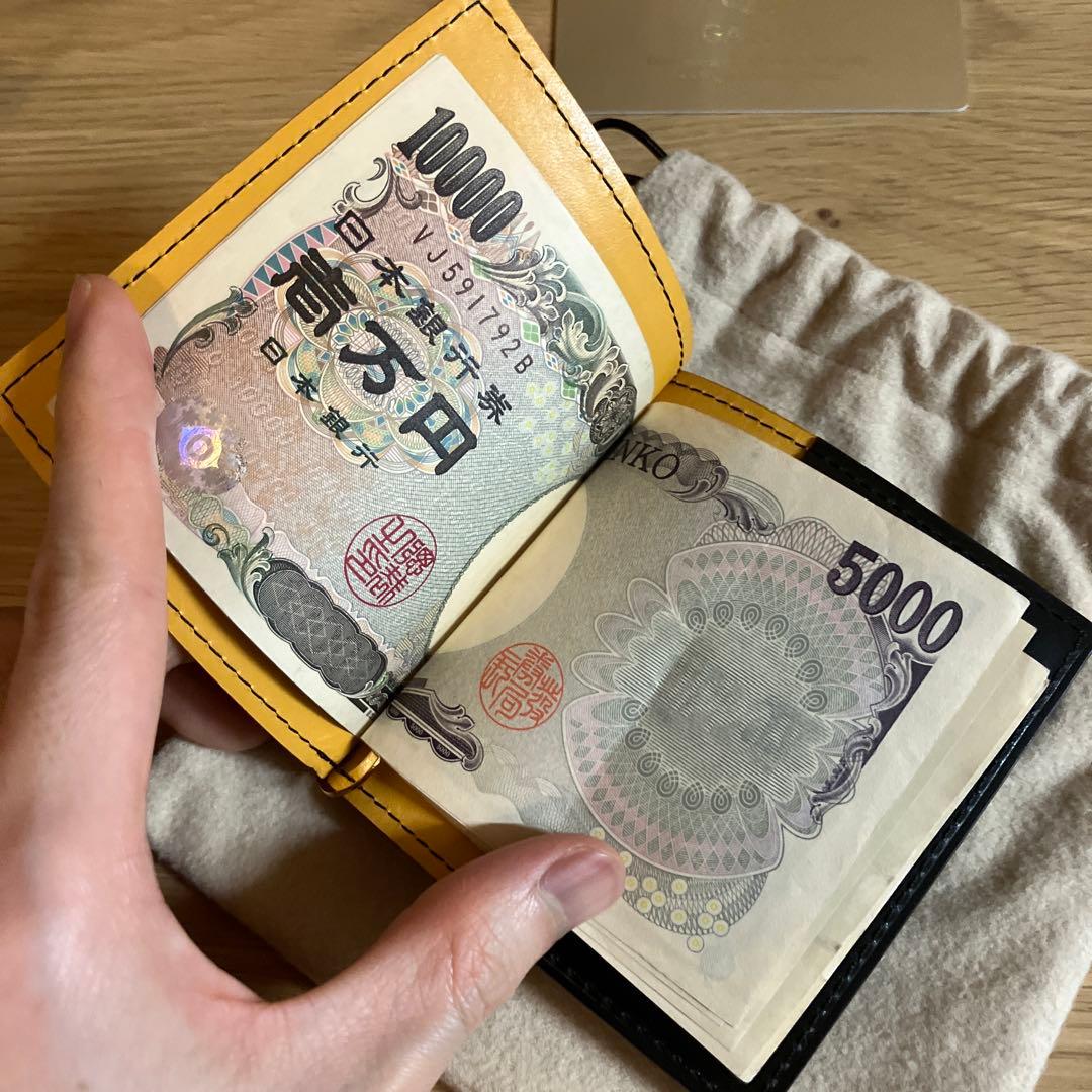 GANZO マネークリップ　ホーウィン社シェルコードバン