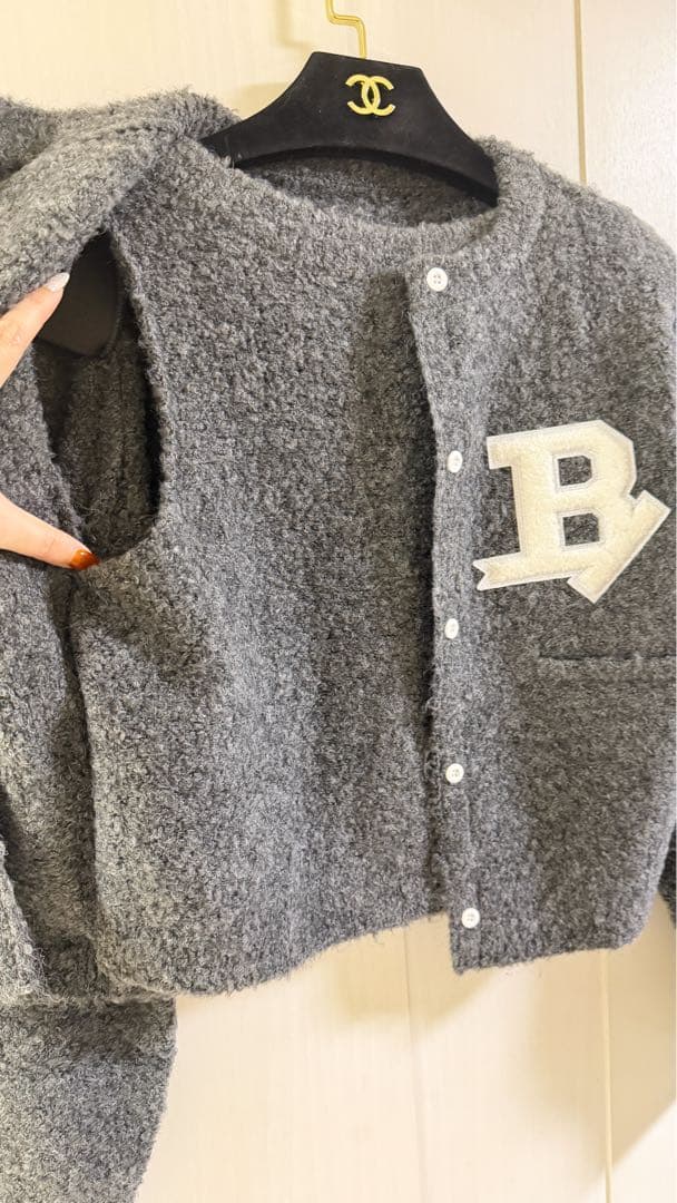 正規品Bibiy. STELLAR OPEN CARDIGAN新品グレー