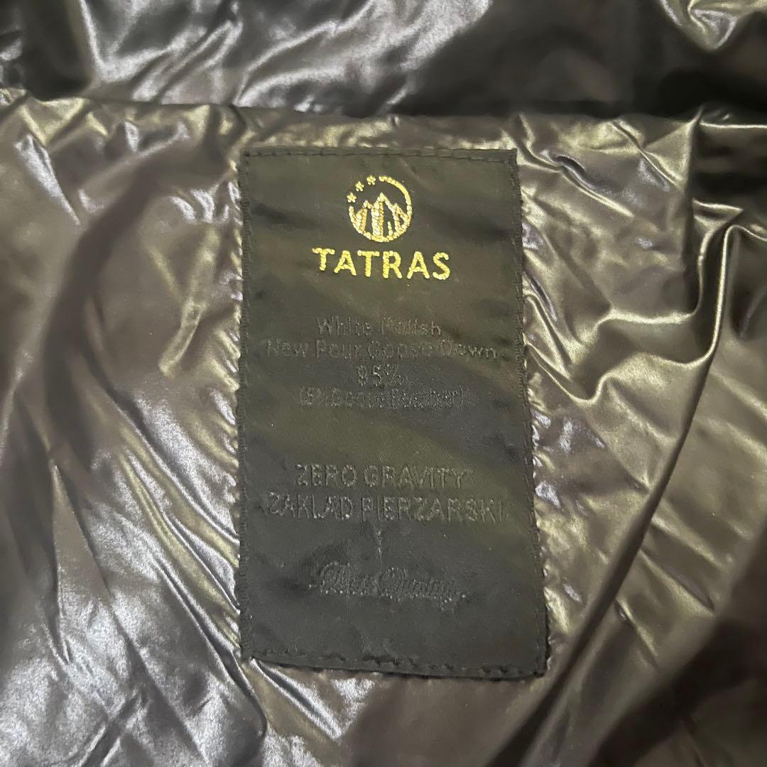 希少　XL　美品　タトラス　ダウンコート　アマンダ　ショールカラー　黒　 04