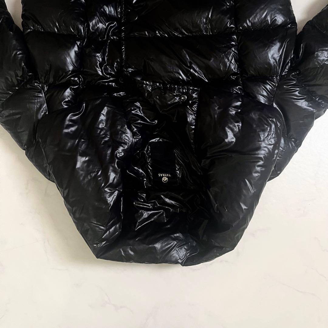 希少　XL　美品　タトラス　ダウンコート　アマンダ　ショールカラー　黒　 04
