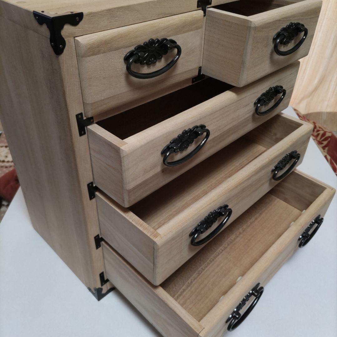 「美品」桐タンス小物入れ　未使用品