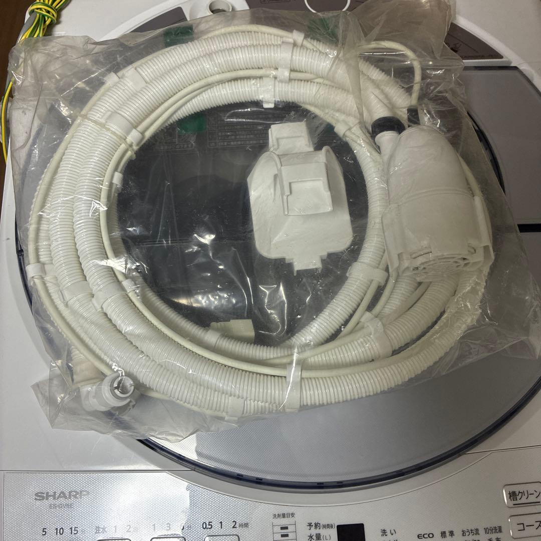 SHARP 全自動洗濯機 ES-GV8E-S 8kg 本体 2021年製