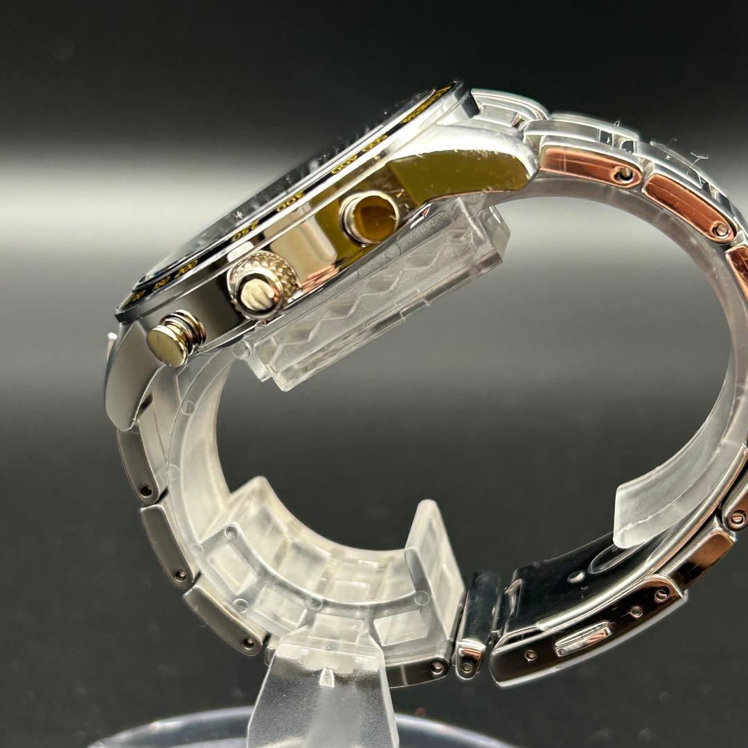 【美品】SEIKO クロノグラフ 7T92-0NW0 黒金