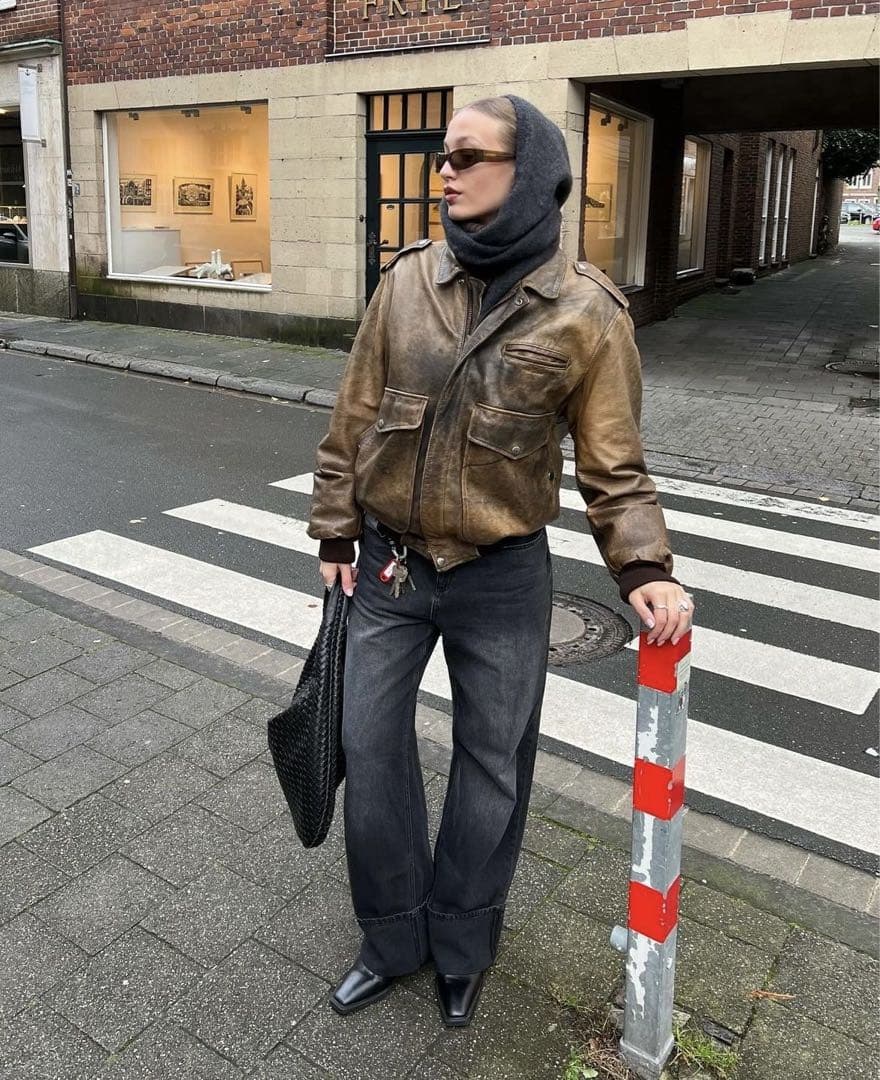 【超希少】80s 短丈 ヴィンテージ フライトレザージャケット G-1 A-2