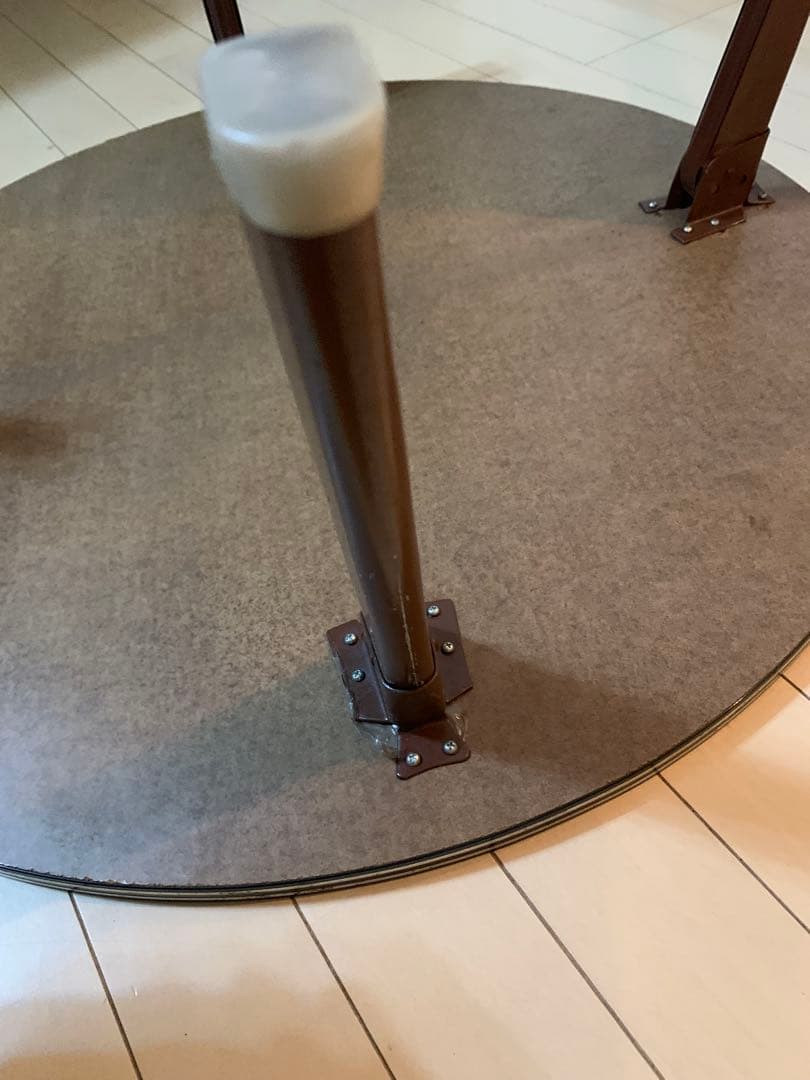 折りたたみテーブル　テーブル　丸型　丸テーブル　昭和レトロ　ちゃぶ台