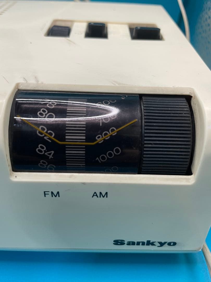 Sankyo ザックス SC-709 昭和　パタパタ時計　ラジオ付　ヴィンテージ