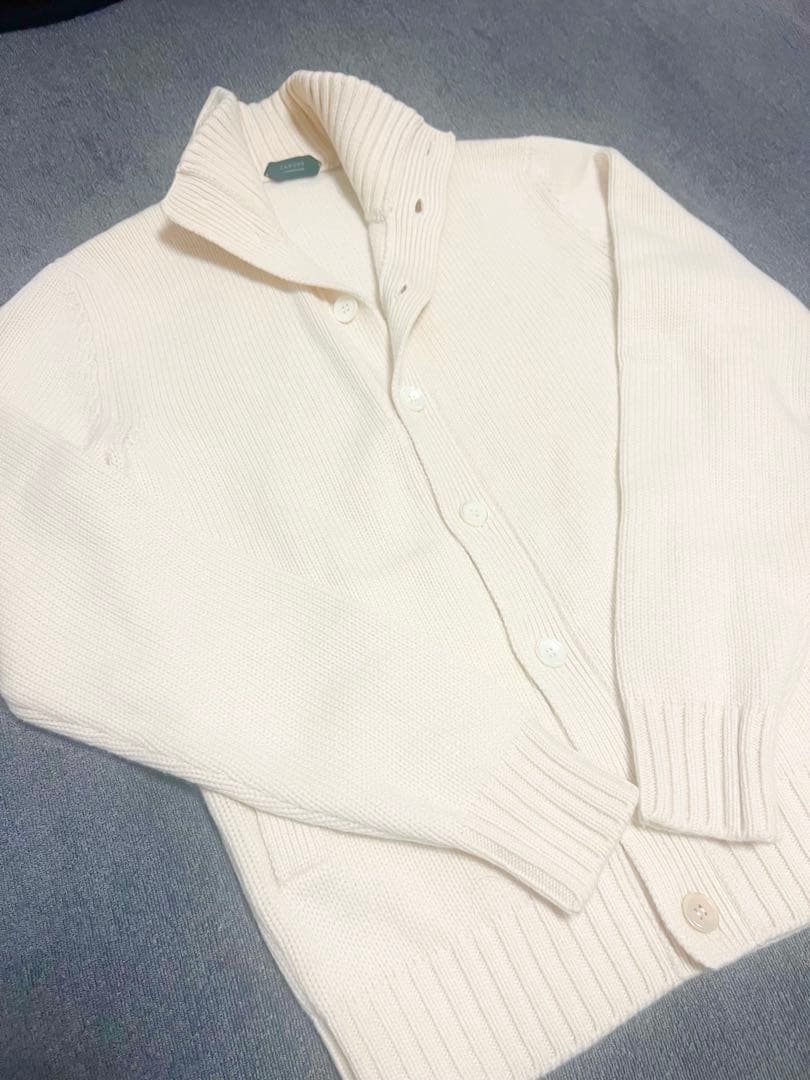 美品　カシミア100%　ザノーネ　キョート　50 ZANONE CHIOTO