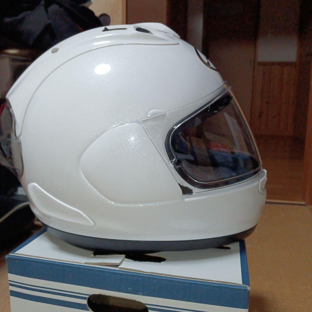【美品】Arai RX-7X グラスホワイ ト XLサイズ