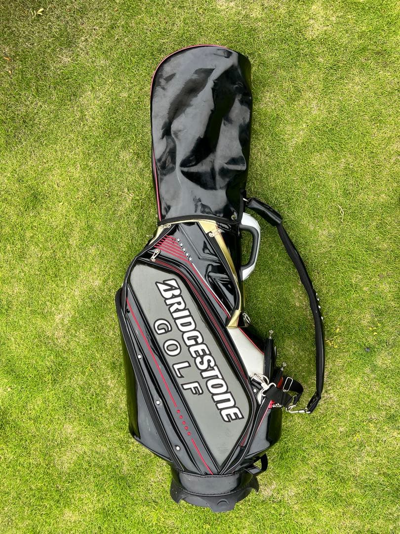 BRIDGESTONE GOLF キャディバッグ ブラック/レッド