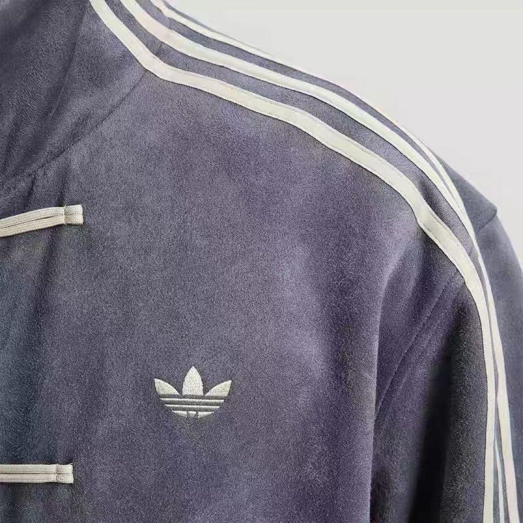 adidasアディダス 中国限定 蛇年トラックジャケット ダークグレーSサイズ”