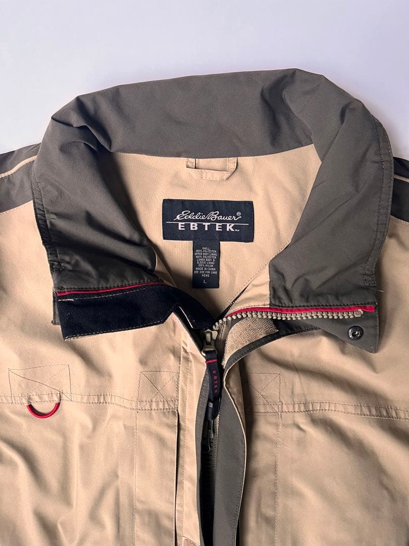 Eddie Bauer EBTEKマウンテンパーカー ベージュ　ゴアテックス