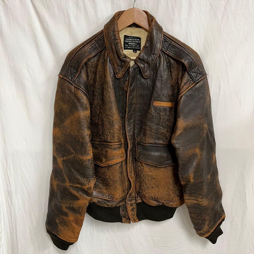 AVIREX　フライトジャケット　Type A-2　ピンナップガール　M