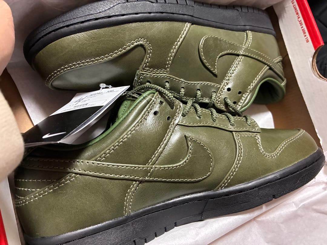 ト*☆様 NIKE DUNK LOW RETRO PRM QS ARMY OLI