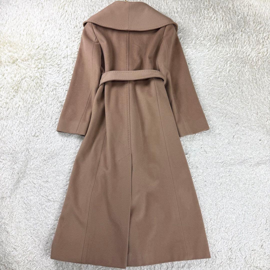 れ*な様 MaxMara ロリアナ 22年 ショールカラー ベルテッドコート キ