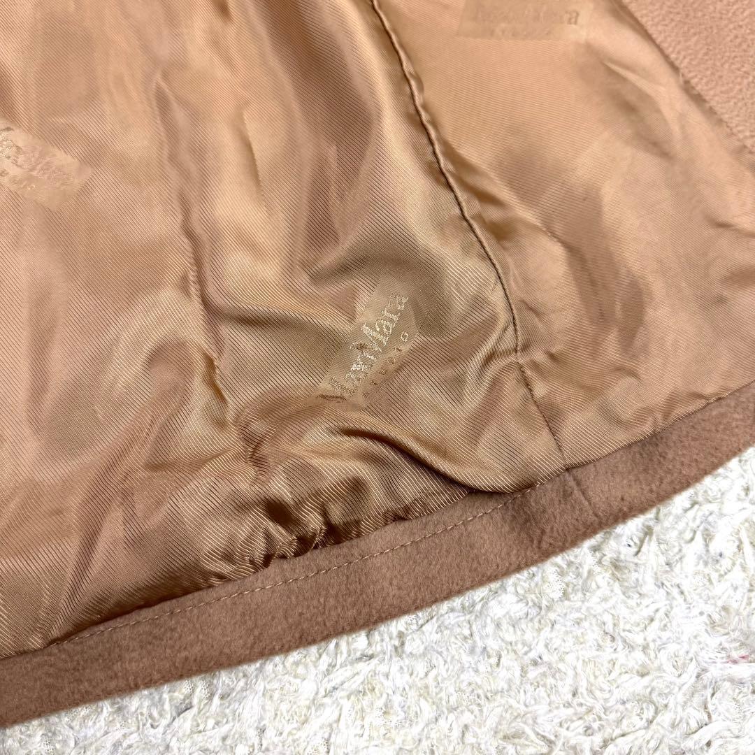 れ*な様 MaxMara ロリアナ 22年 ショールカラー ベルテッドコート キ