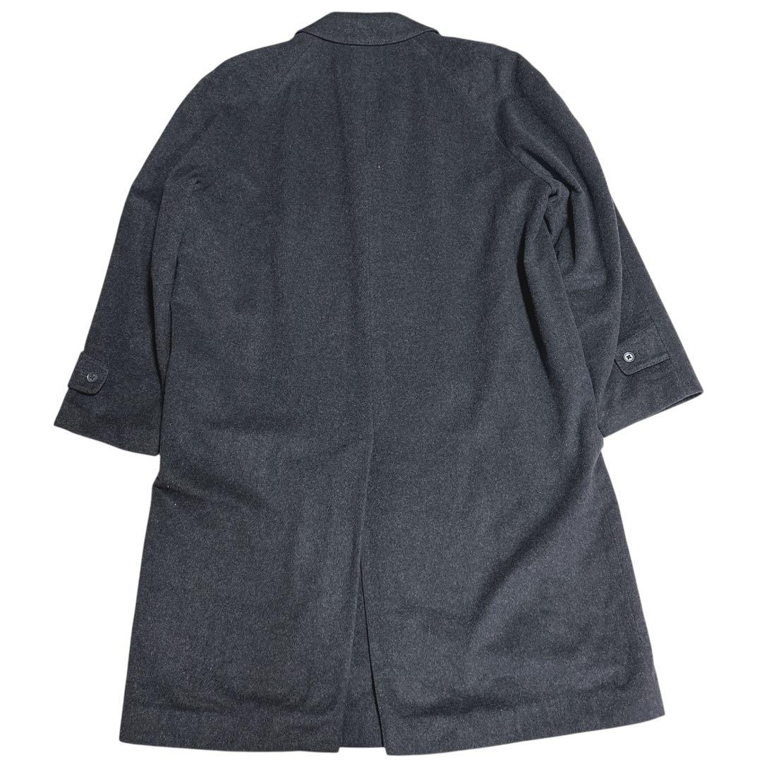 BALESTRINO カシミヤ100% ロングコート AB6 ダークグレー