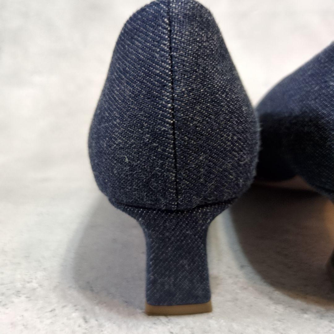 Roger Vivier ロジェヴィヴィエ ゴールド四角バックルパンプス23.5