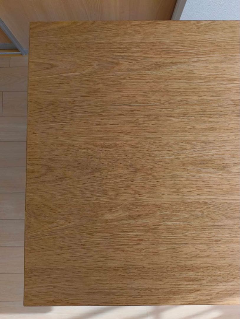 ★セール中　＜美品＞無印良品　木製折りたたみテーブル　オーク材突板　幅１２０ｃｍ
