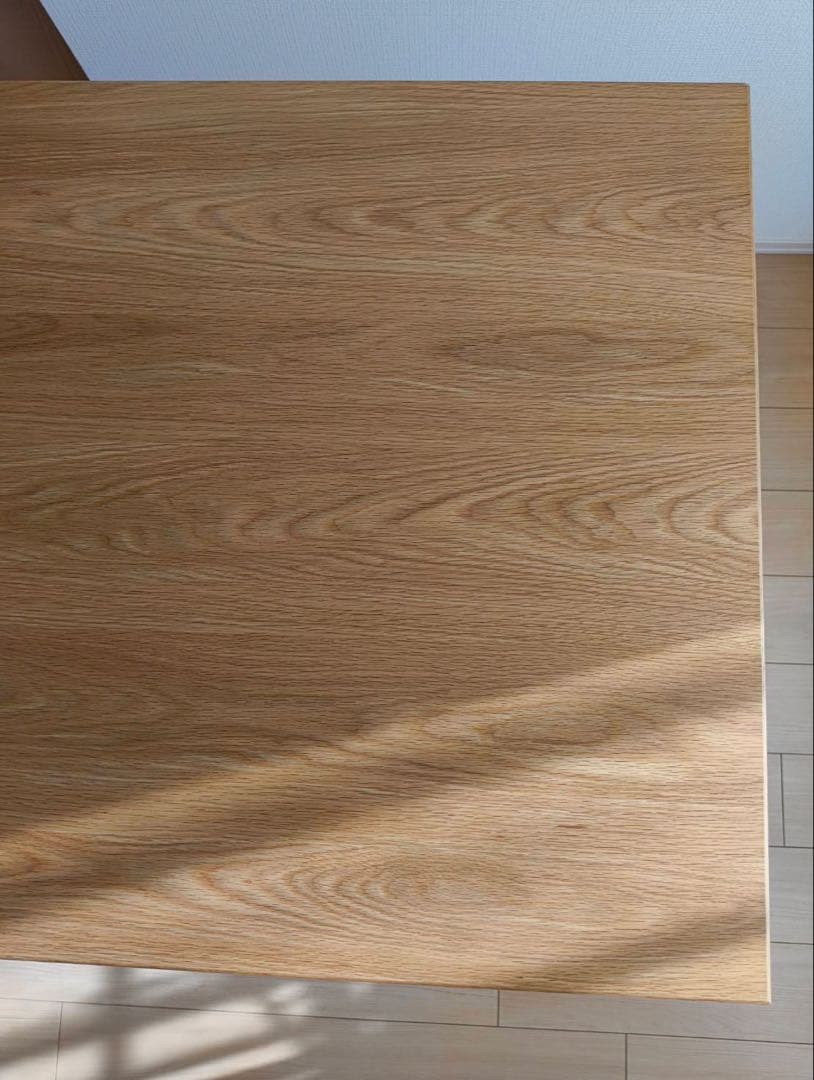 ★セール中　＜美品＞無印良品　木製折りたたみテーブル　オーク材突板　幅１２０ｃｍ