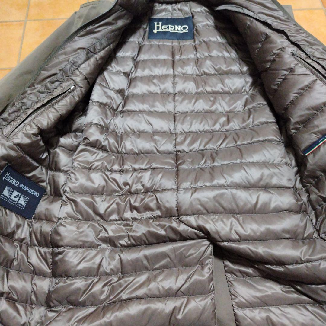 ジャケット・アウター HERNO Sub Zero Trench Down Coat Khaki