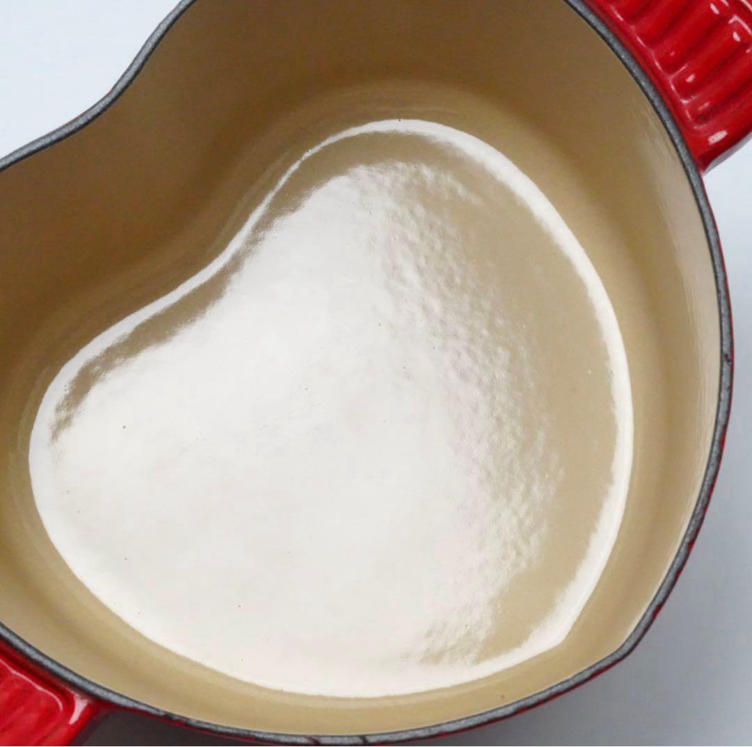 LE CREUSET　ココットダムール　ダムールプレート　チェリーレッド　2L