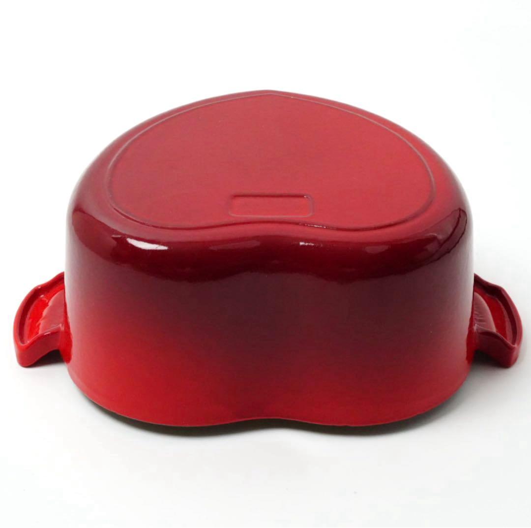 LE CREUSET　ココットダムール　ダムールプレート　チェリーレッド　2L