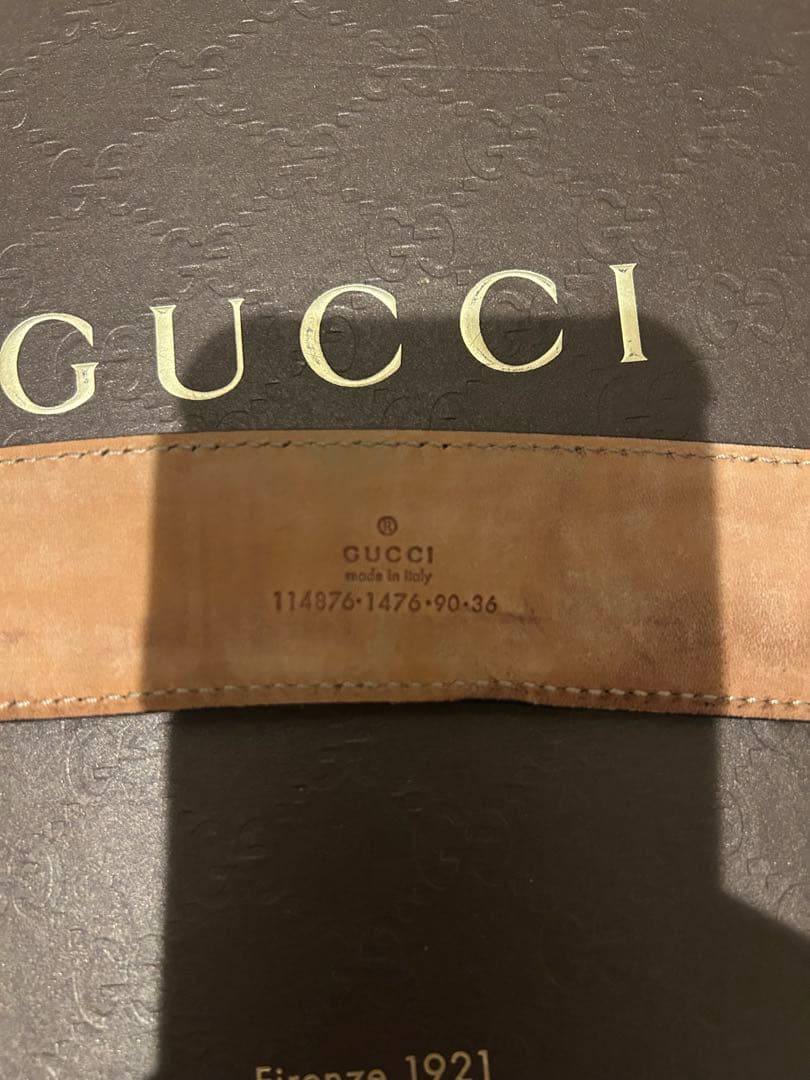 GUCCI ブラック インターロッキングベルト 85-34