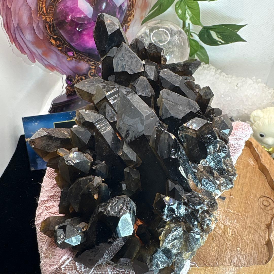 モリオンポイントクラスター原石No.1698 約1kg