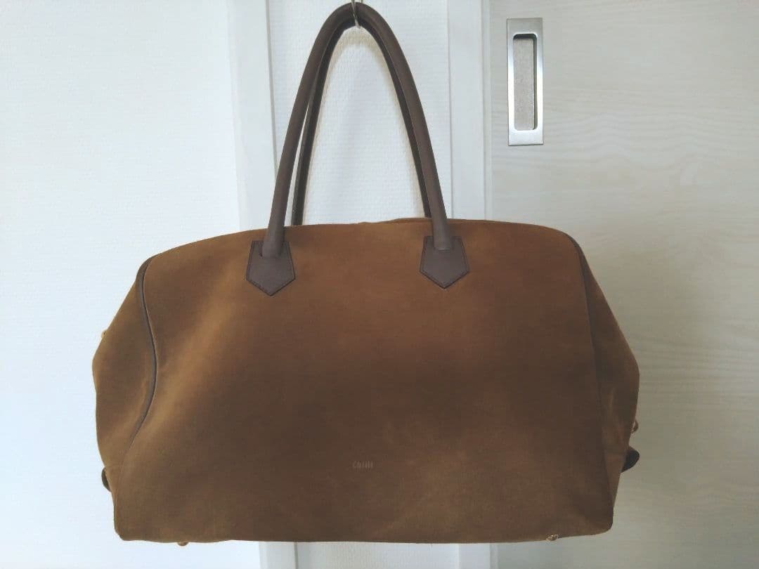 chiiiibag*Suède Big Boston　キャメル　完売品
