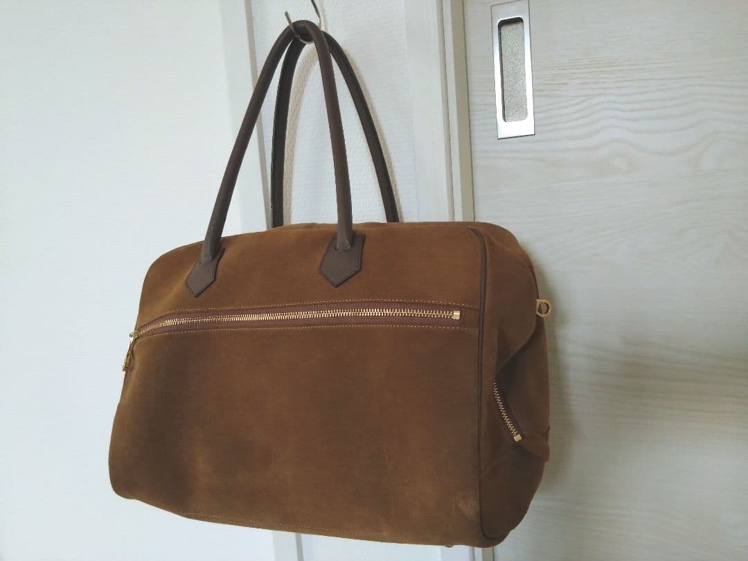 chiiiibag*Suède Big Boston　キャメル　完売品
