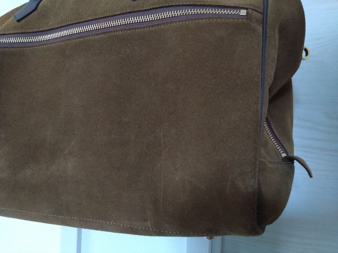 chiiiibag*Suède Big Boston　キャメル　完売品