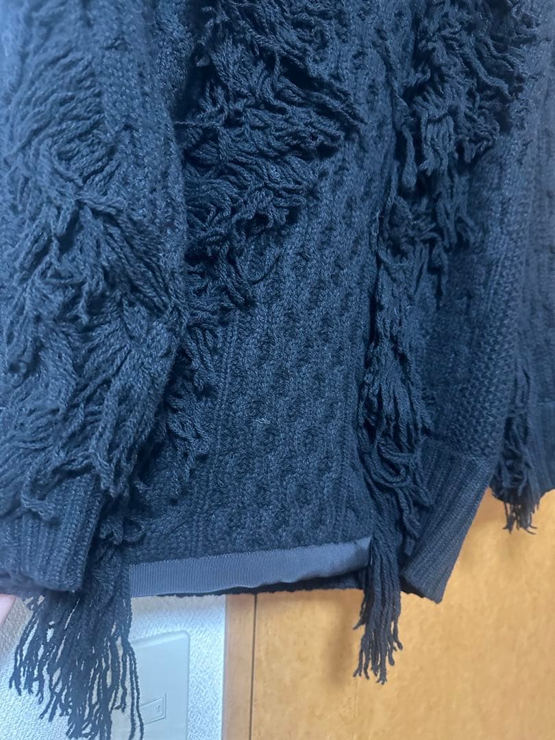 ち*2様 sacai フリンジ　ニット