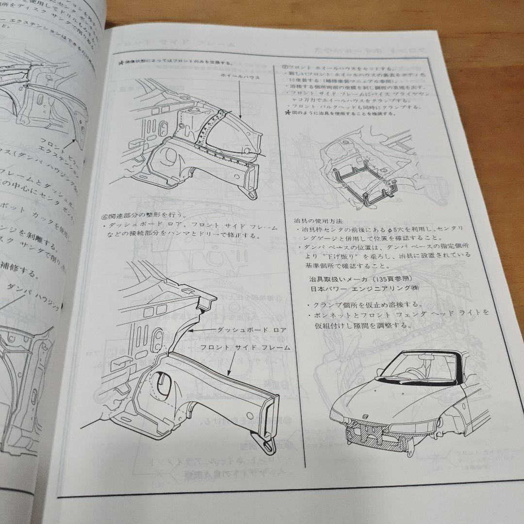 HONDA BEAT サービスマニュアル 91年式 ボディ整備編