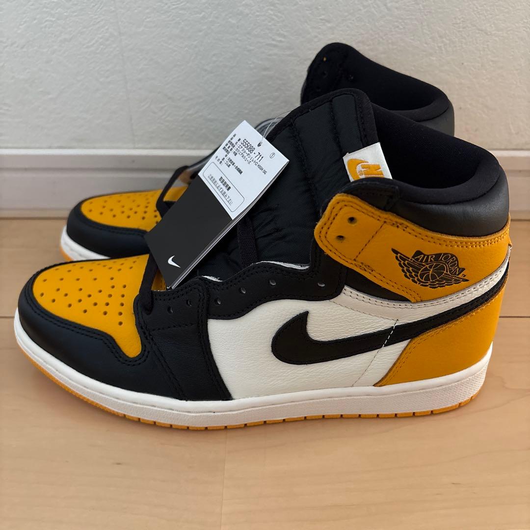Nike Air Jordan 1 ブラック/イエロー ハイカット