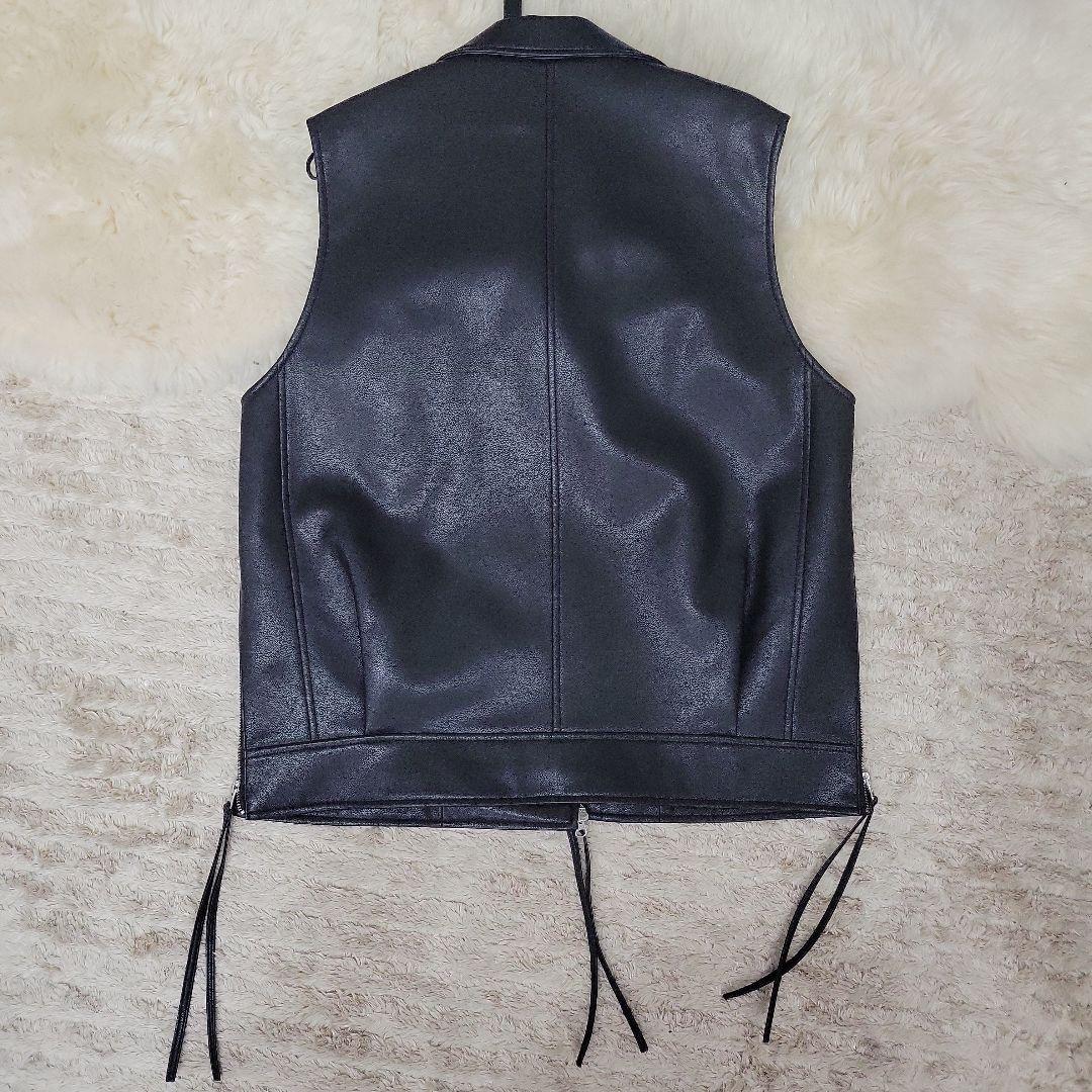 メゾンスペシャル エコレザーライダースベスト【最終値下げします】