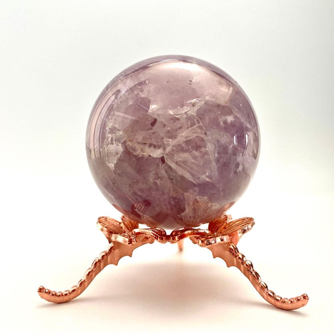 フラワーアゲート　スフィア  高品質☆美結晶☆桜瑪瑙