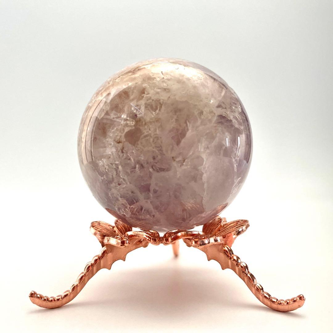 フラワーアゲート　スフィア  高品質☆美結晶☆桜瑪瑙