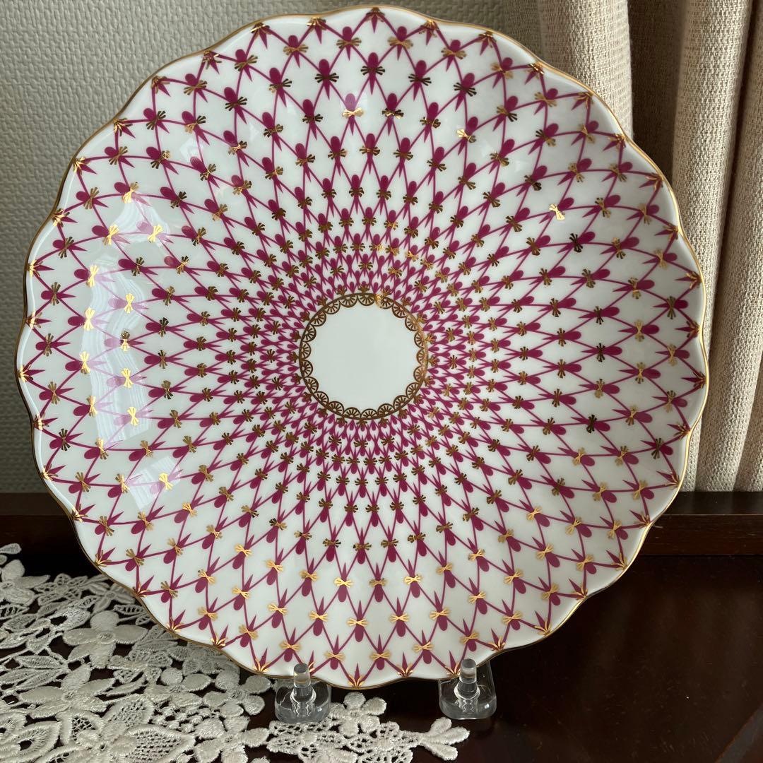 ロモノーソフ　フューシャネット　ビスケット皿